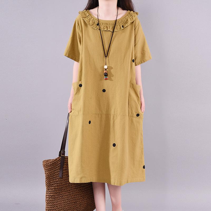 Fashion Polka Dot Comfortable Loose Dress