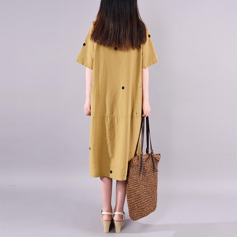 Fashion Polka Dot Comfortable Loose Dress