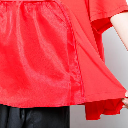 Fashion Pure Color Spliced Comfortable T-Shirt