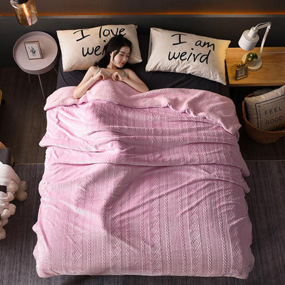 Flannel Blanket Blanket Thickened Winter Warmth