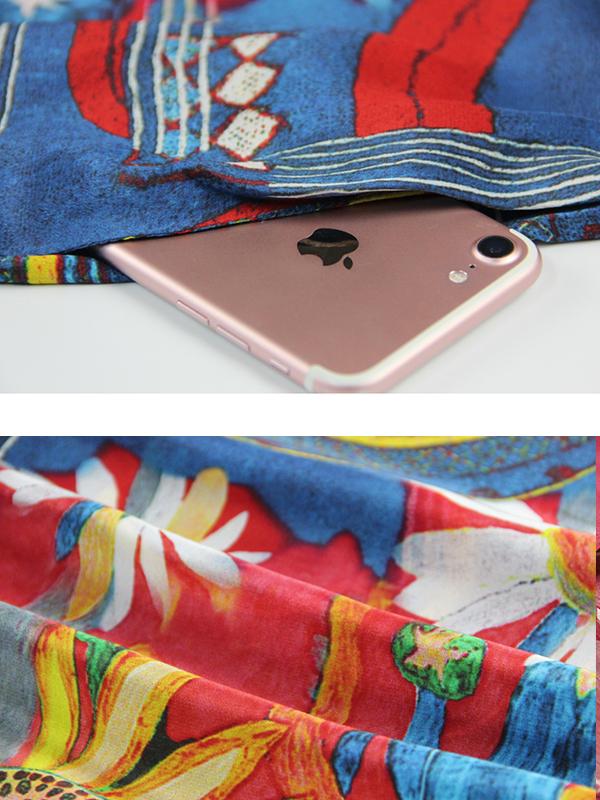 Floral Printed Elegant Literary Summer Dress