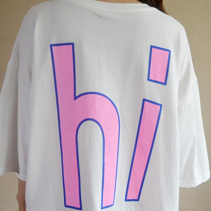 Front Pocket Letter Printed Casual T-Shirt