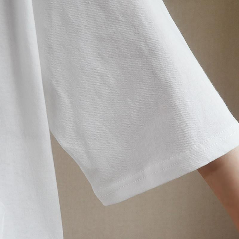 Front Pocket Letter Printed Casual T-Shirt