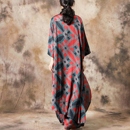 Geometry Irregular Hem Shirt And Pants