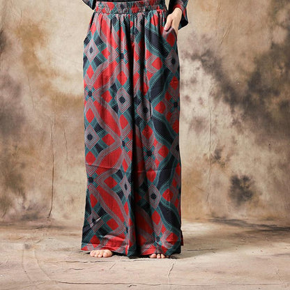 Geometry Irregular Hem Shirt And Pants