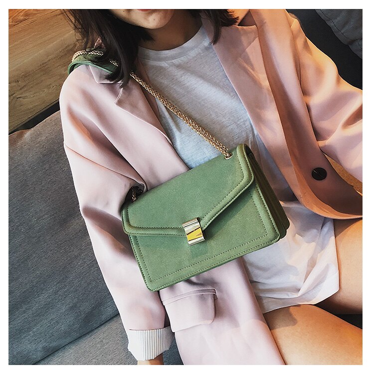 Elegant Female Flap Square Bag