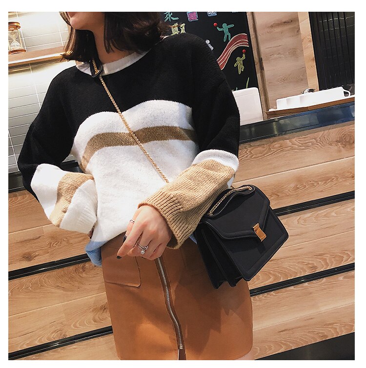 Elegant Female Flap Square Bag