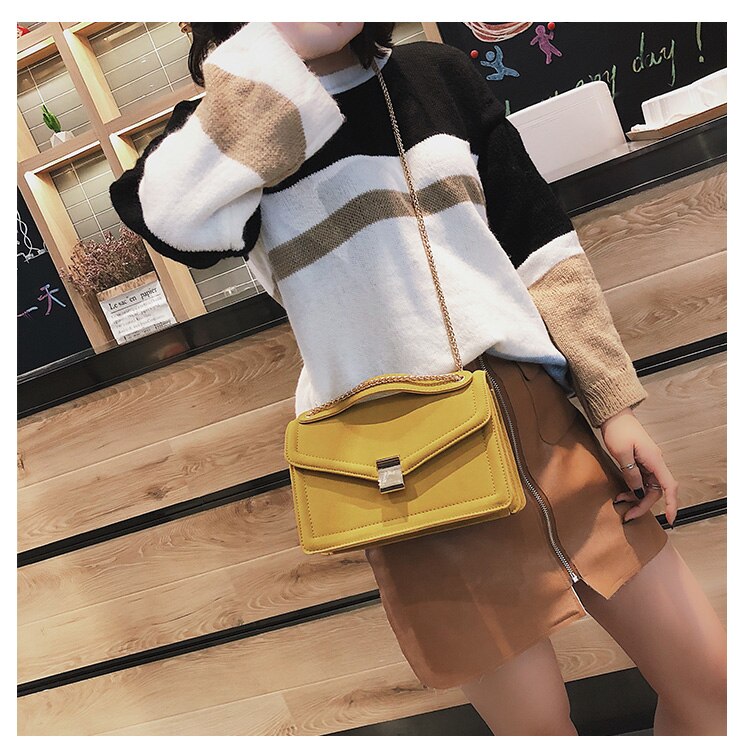 Elegant Female Flap Square Bag