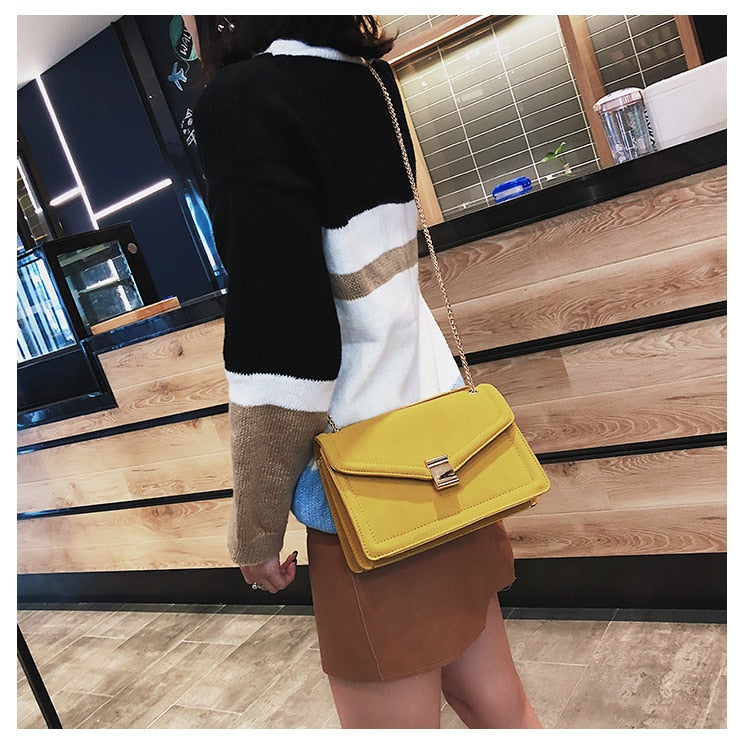Elegant Female Flap Square Bag
