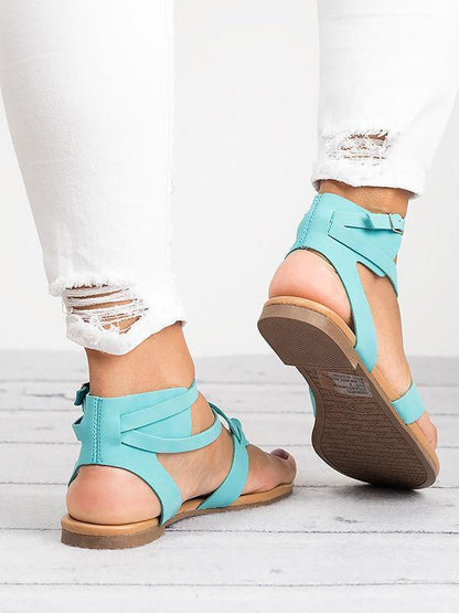Casual Summer Stylish Flat Sandals, Five Colors
