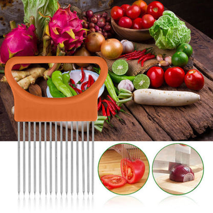 Tomato Onion Vegetable Slicer Cutting Protecting Finger Kitchen Gadget