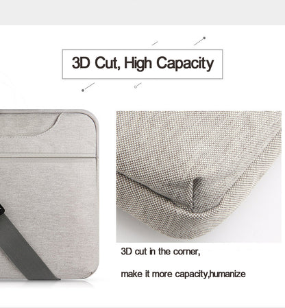 Protective Zipper Macbook Shoulder Laptop Bag