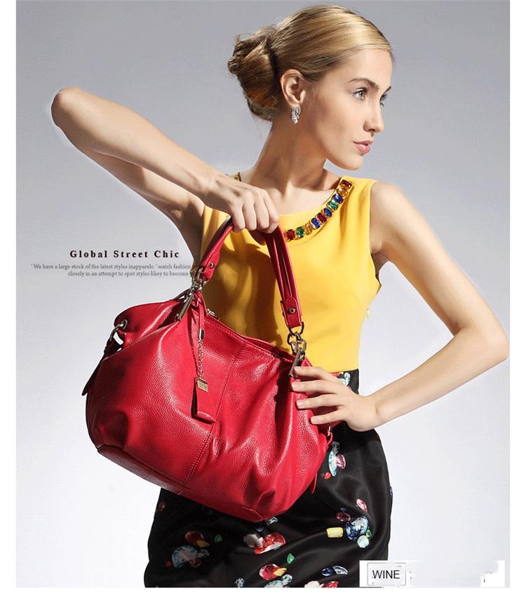 Office Ladies Hand Bags Real Leather Shoulder Bag - Zebrant