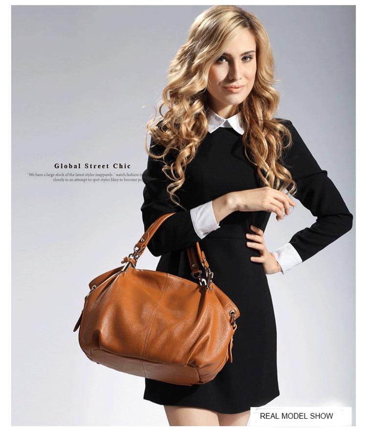 Office Ladies Hand Bags Real Leather Shoulder Bag - Zebrant