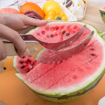 Stainless Steel Watermelon Slicer Cutter Knife Kitchen Gadgets