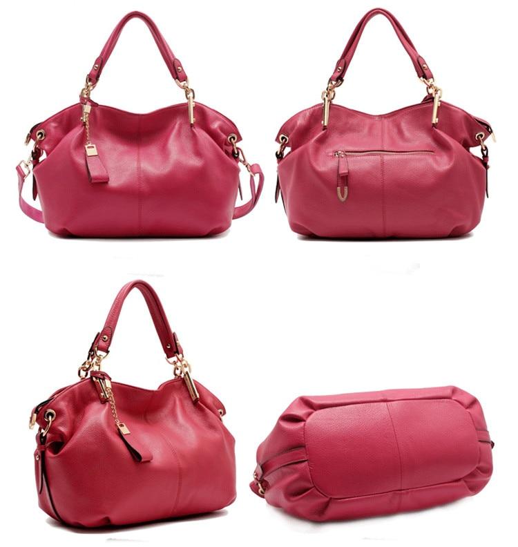 Office Ladies Hand Bags Real Leather Shoulder Bag - Zebrant