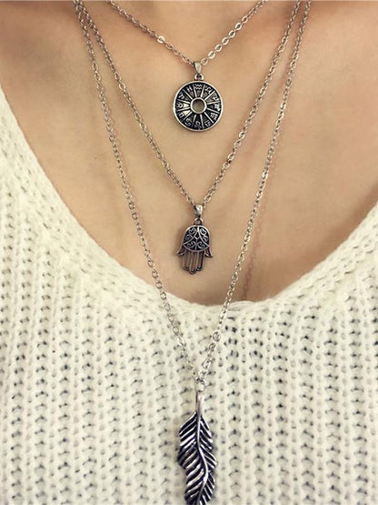 Vintage Punk Multilayer Necklaces Accessories
