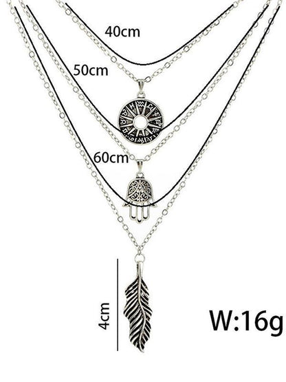 Vintage Punk Multilayer Necklaces Accessories
