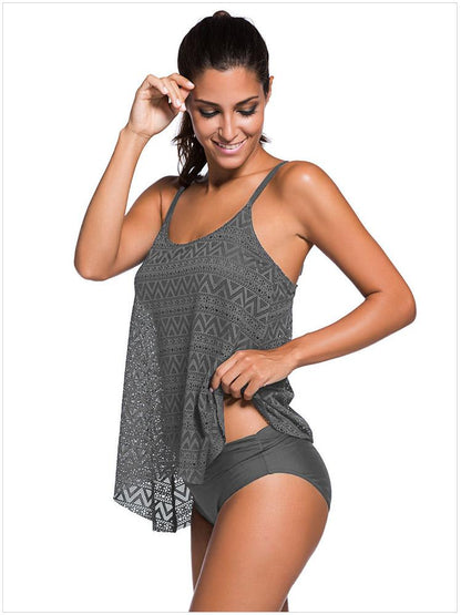 Large Size Low Waist Bikini Skirt Swimsuit