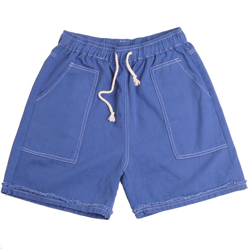 Hand Made Casual Distressed Cotton Pants