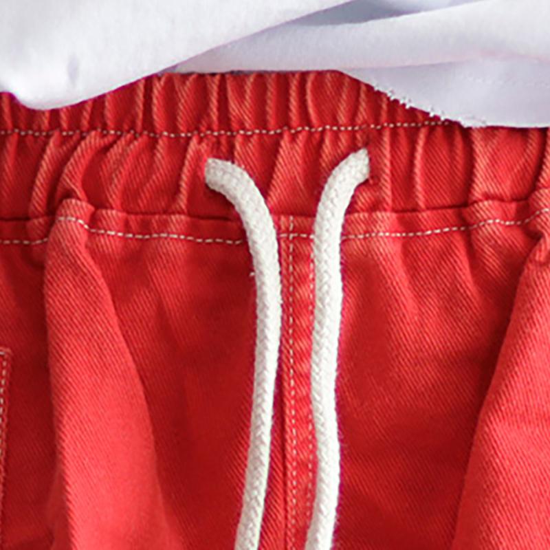 Hand Made Casual Distressed Cotton Pants