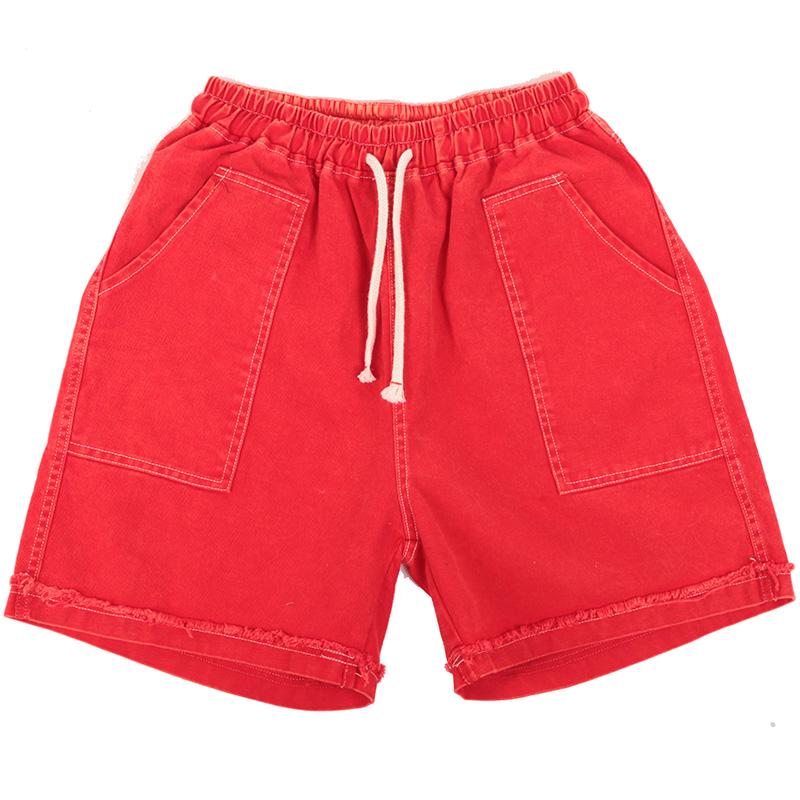 Hand Made Casual Distressed Cotton Pants