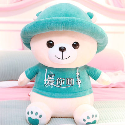 Hat Teddy Bear Plush Toys Stuffed Animals Playmates Kids toys Christmas Graduation Gifts