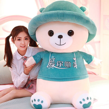 Hat Teddy Bear Plush Toys Stuffed Animals Playmates Kids toys Christmas Graduation Gifts