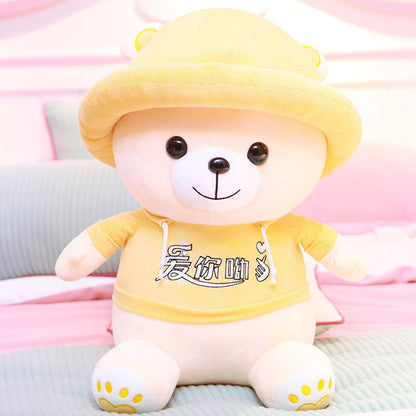 Hat Teddy Bear Plush Toys Stuffed Animals Playmates Kids toys Christmas Graduation Gifts