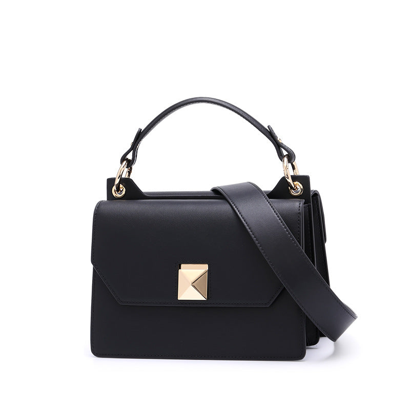 High-end Single-shoulder Leather Handbag