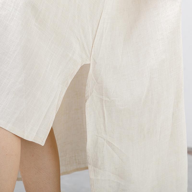 High And Low Hem Pure Color Dress