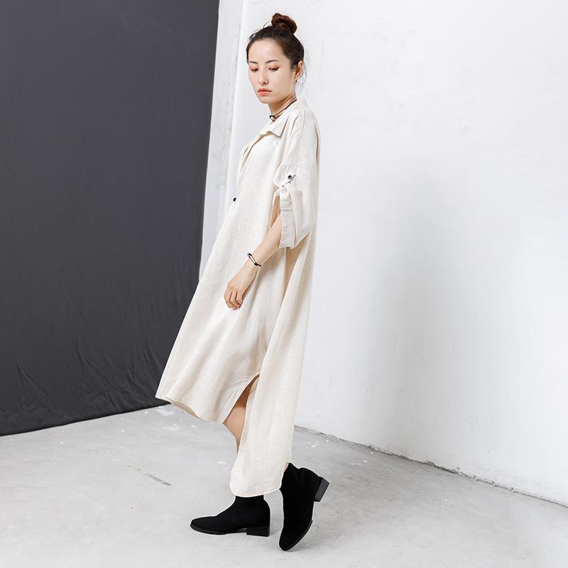 High And Low Hem Pure Color Dress