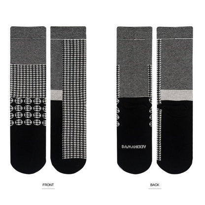 High Quality Jacquard Casual Socks - 5 Pairs