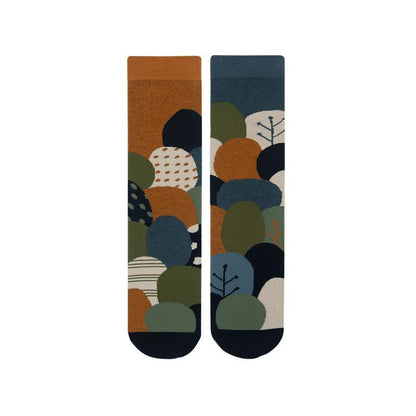 High Quality Jacquard Casual Socks - 5 Pairs