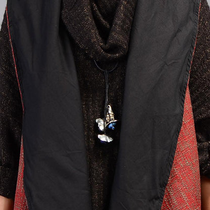 Houndstooth Irregular Casual Loose Vest Coat