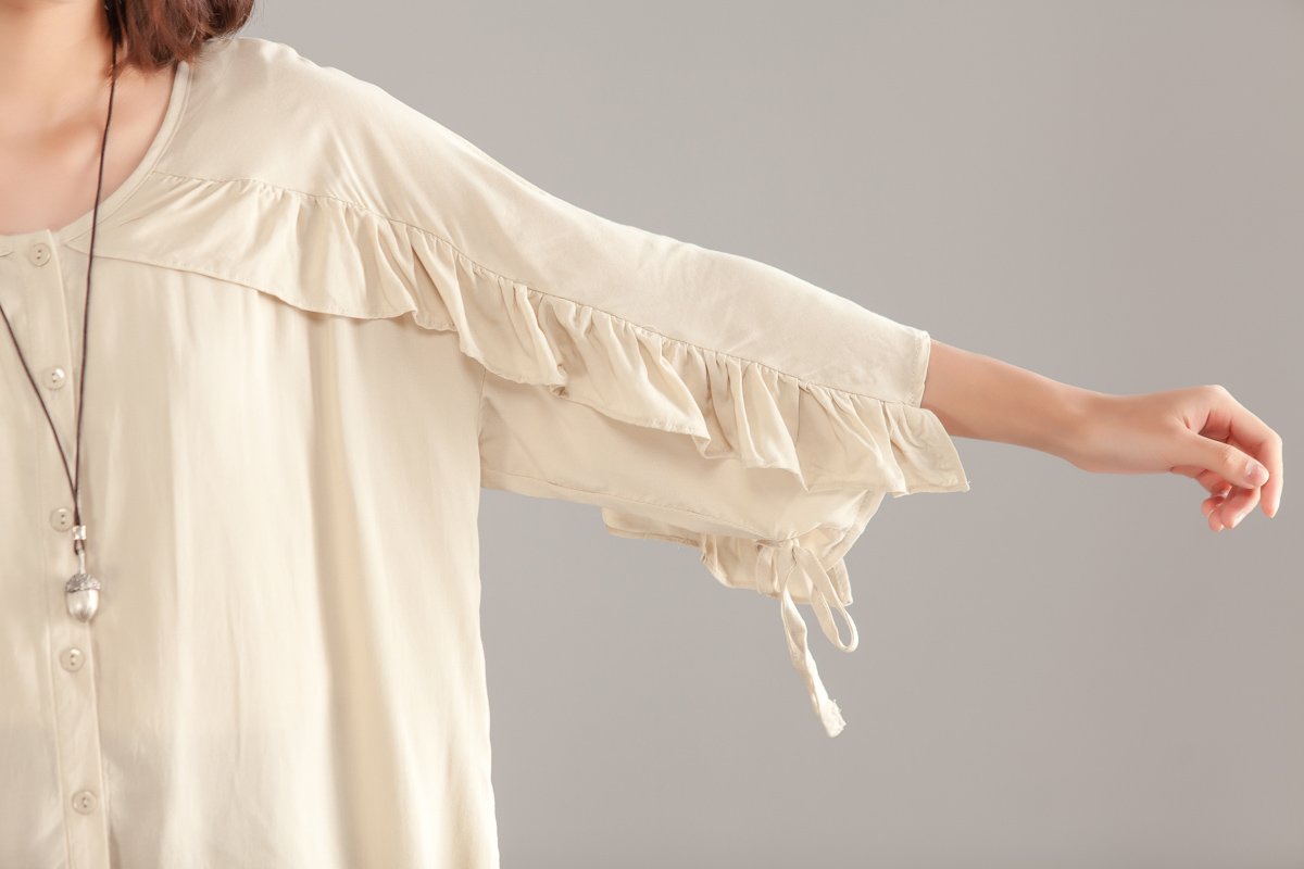 Women Three-quarter Sleeve Black Casual Tops