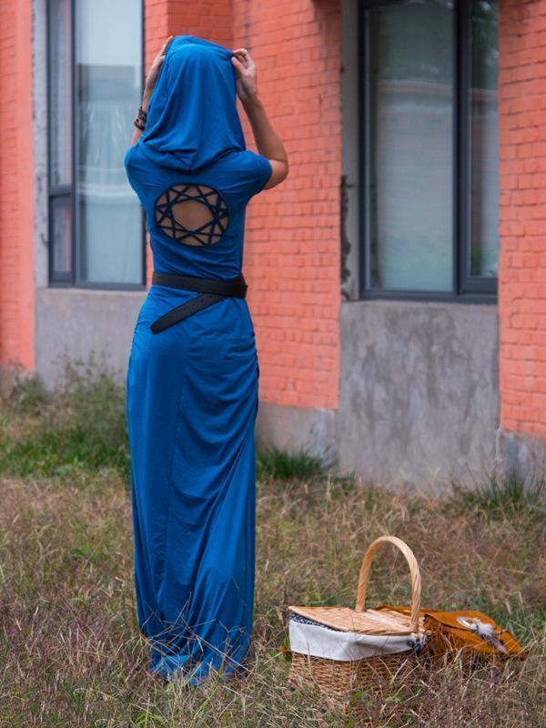Vintage Sleeveless Slim Fit Maxi Dress
