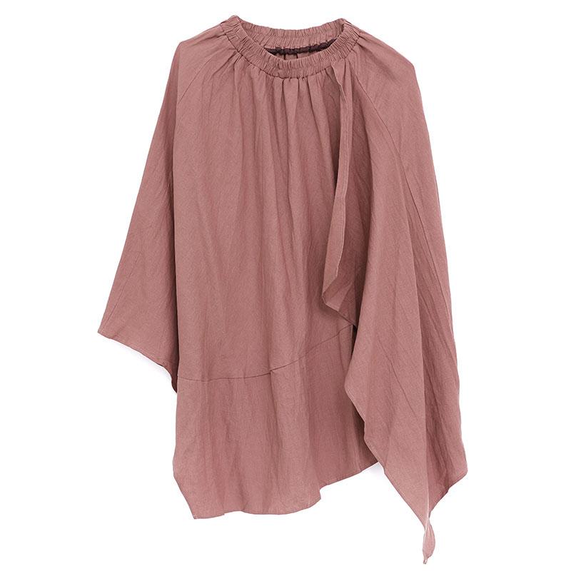 Women Casual Loose Elastic Waist Irregular Skirt