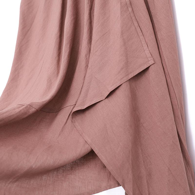 Women Casual Loose Elastic Waist Irregular Skirt