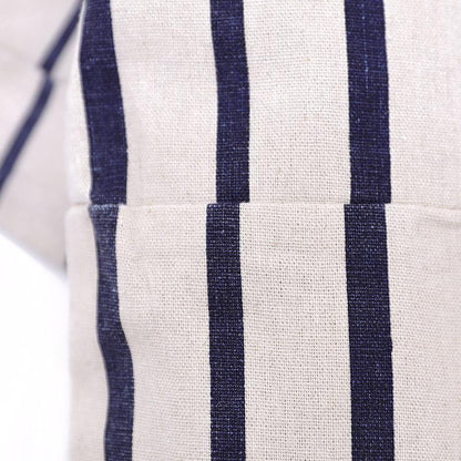 Women Summer Round Neck Short Sleeve Stripe Dress
