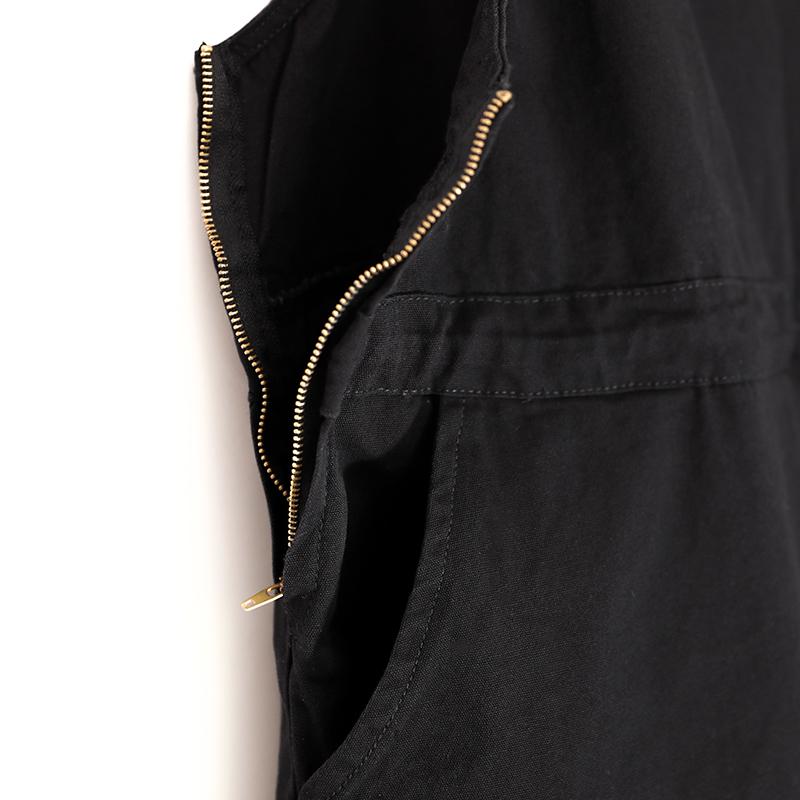 Women Casual Lacing Loose Black Linen Jumpsuits