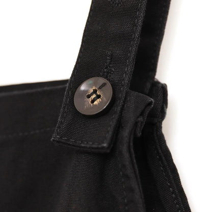 Women Casual Lacing Loose Black Linen Jumpsuits