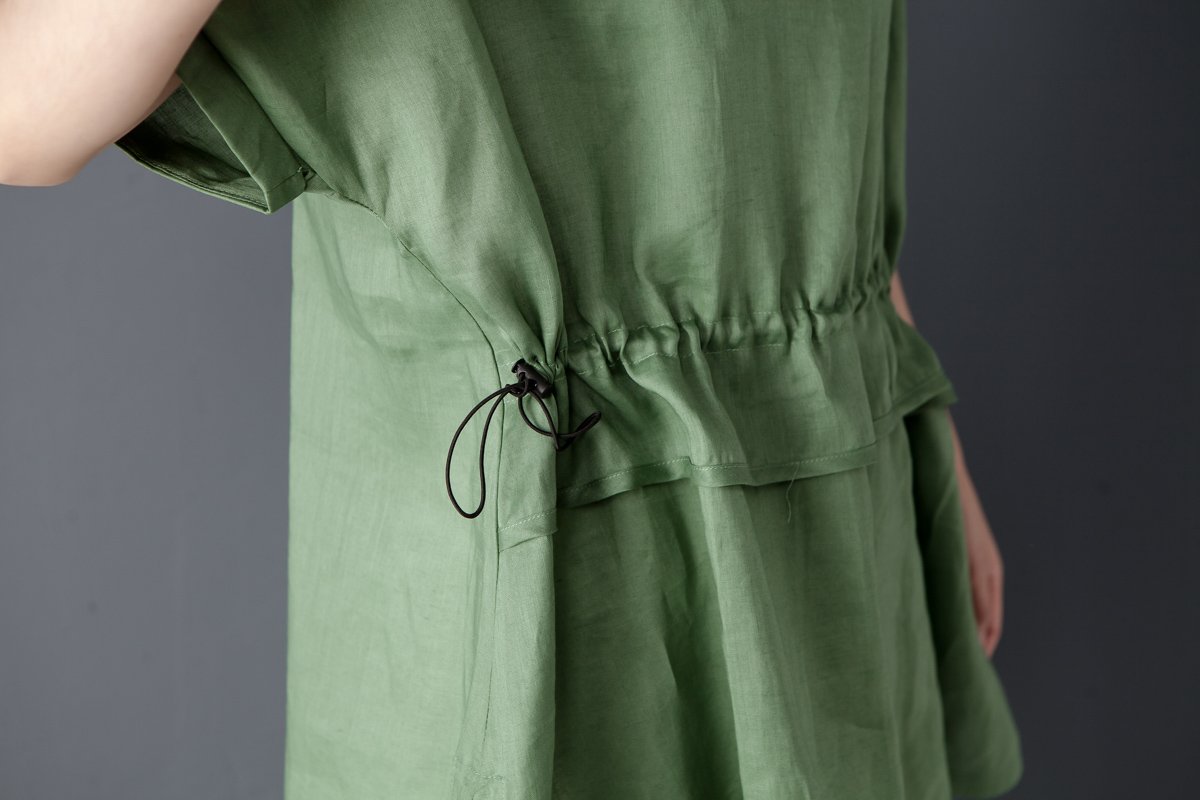 Loose Summer Short Sleeve Round Neck Tops