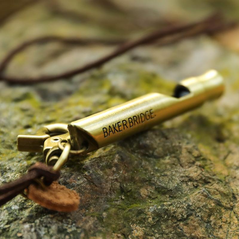 Unisex Metal Whistle Pendant Rope Chain Necklace