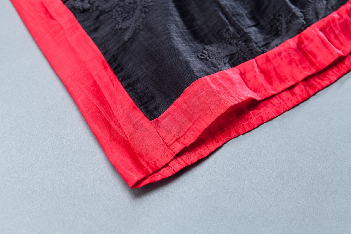 Summer Round Neck Short Sleeve Casual Embroidery Dress