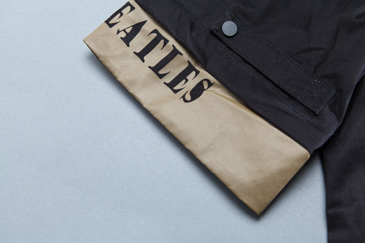 Winter Long Sleeve Casual Pockets  Black Long Hooded Jacket