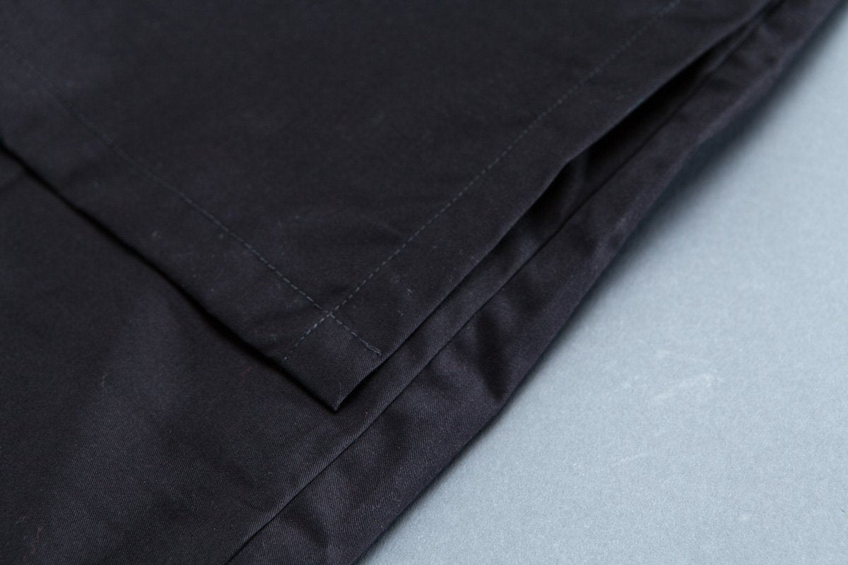 Winter Long Sleeve Casual Pockets  Black Long Hooded Jacket