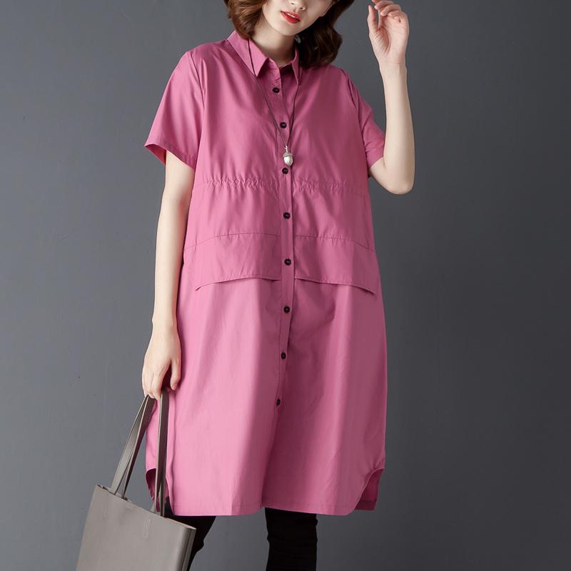 Single Breasted Summer Short Sleeve Shirt