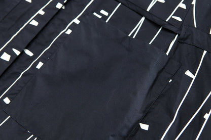 Summer Polo Neck Pockets Short Sleeve Casual Lacing Dress
