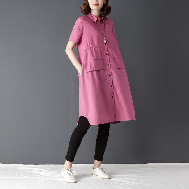 Single Breasted Summer Short Sleeve Shirt